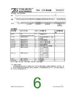 浏览型号TM1621C的Datasheet PDF文件第6页