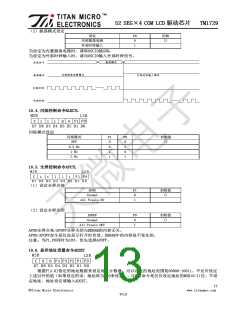 浏览型号TM1729的Datasheet PDF文件第13页