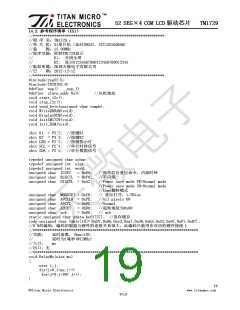 浏览型号TM1729的Datasheet PDF文件第19页