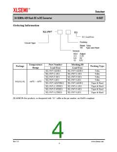 浏览型号XL1507的Datasheet PDF文件第4页