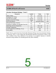 浏览型号XL1507的Datasheet PDF文件第5页