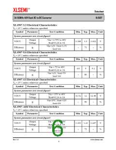 浏览型号XL1507的Datasheet PDF文件第6页
