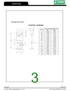 浏览型号30APU06的Datasheet PDF文件第3页