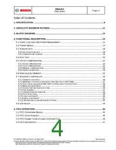 浏览型号BMA253的Datasheet PDF文件第4页