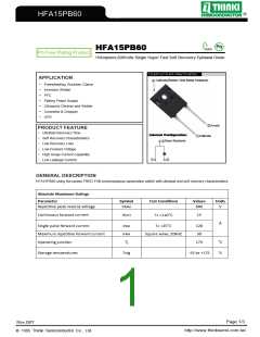 浏览型号HFA15PB60的Datasheet PDF文件第1页