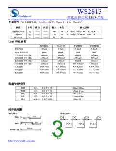 浏览型号WS2813A的Datasheet PDF文件第3页